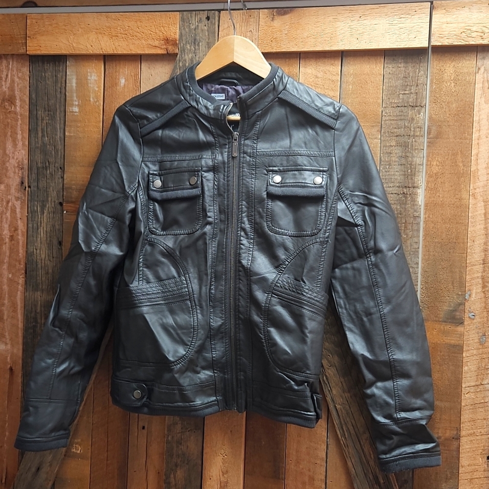 Vegan leather jacket